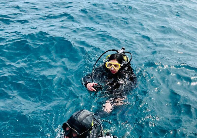 Scuba diving